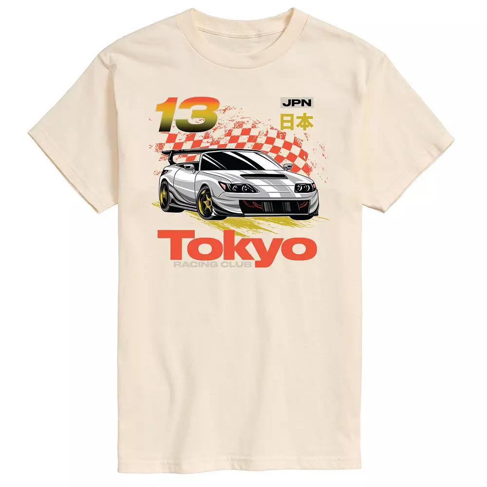 Men's Tokyo Racing Club Tee, Size: Large, Beige Product Image