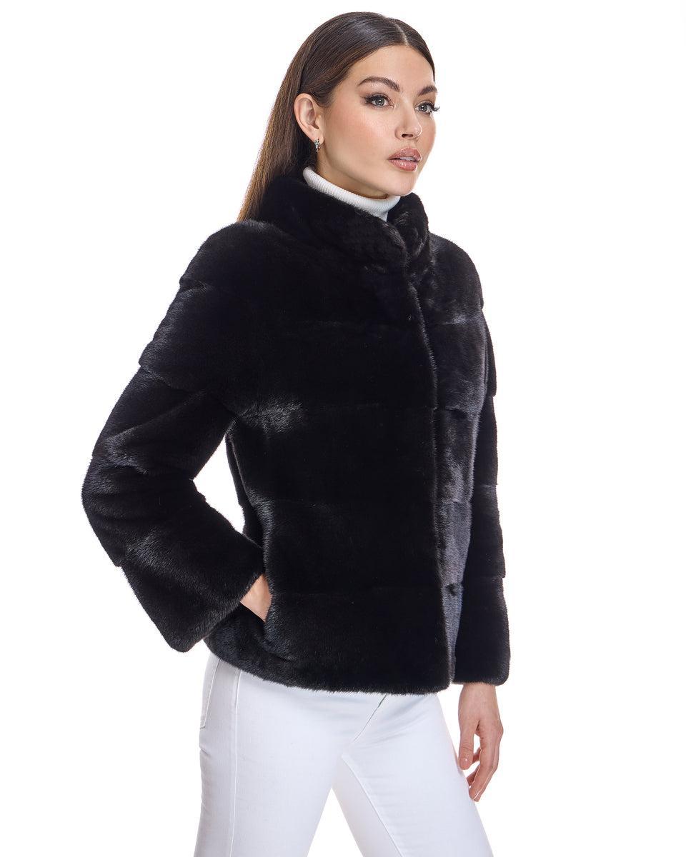 Horizontal Mink Jacket Product Image