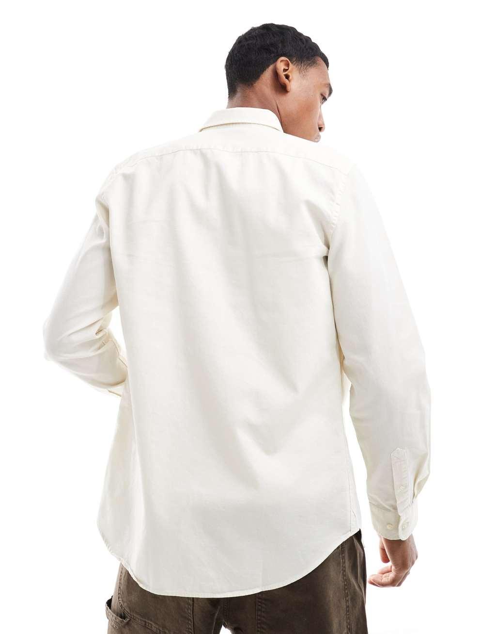 Scalpers New Honeycomb Shirt In Off White  Product Image