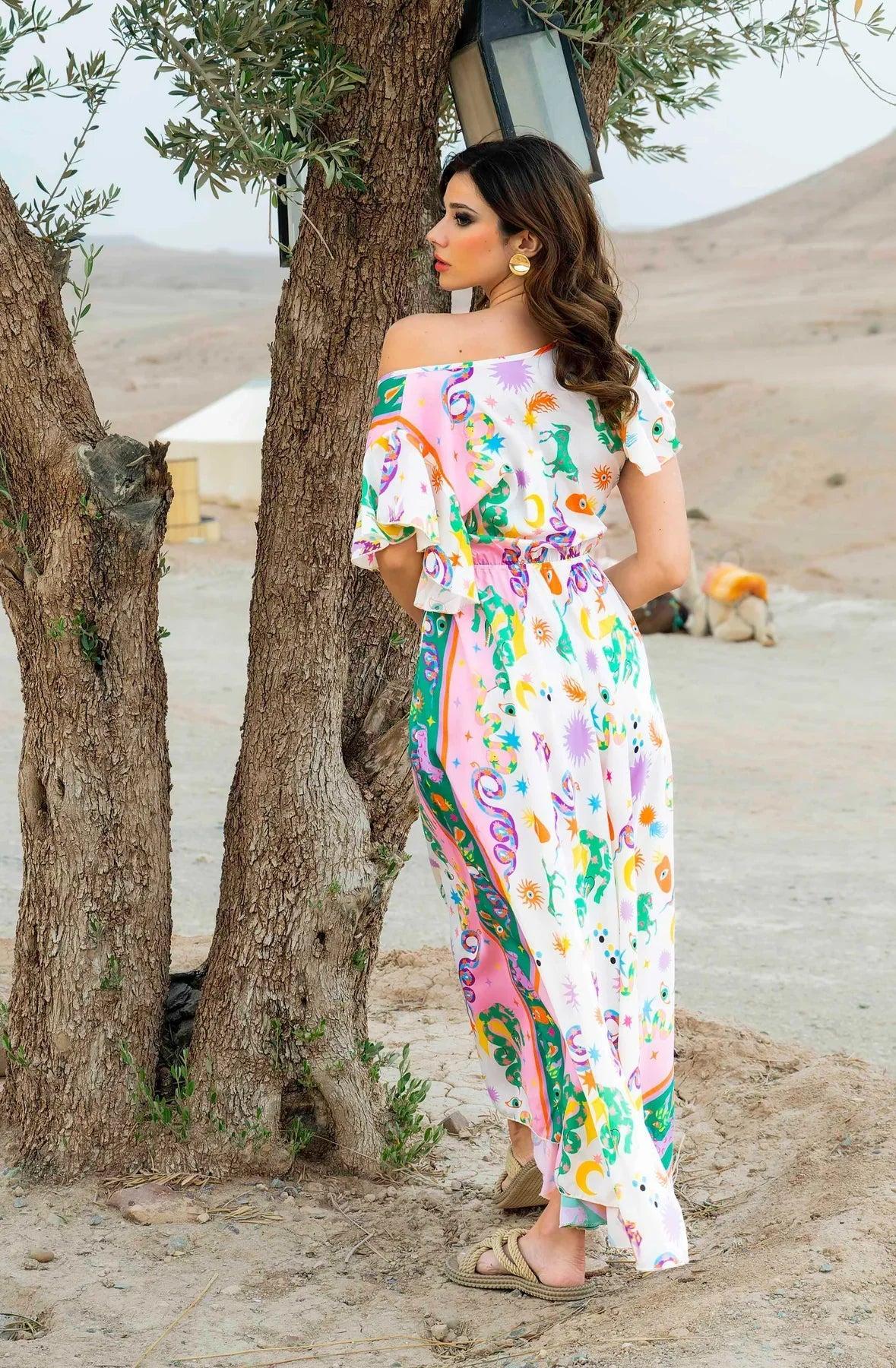 Print Sun Dress Product Image