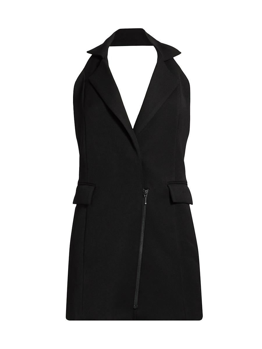 Womens Myra Tailored Halter Minidress Product Image