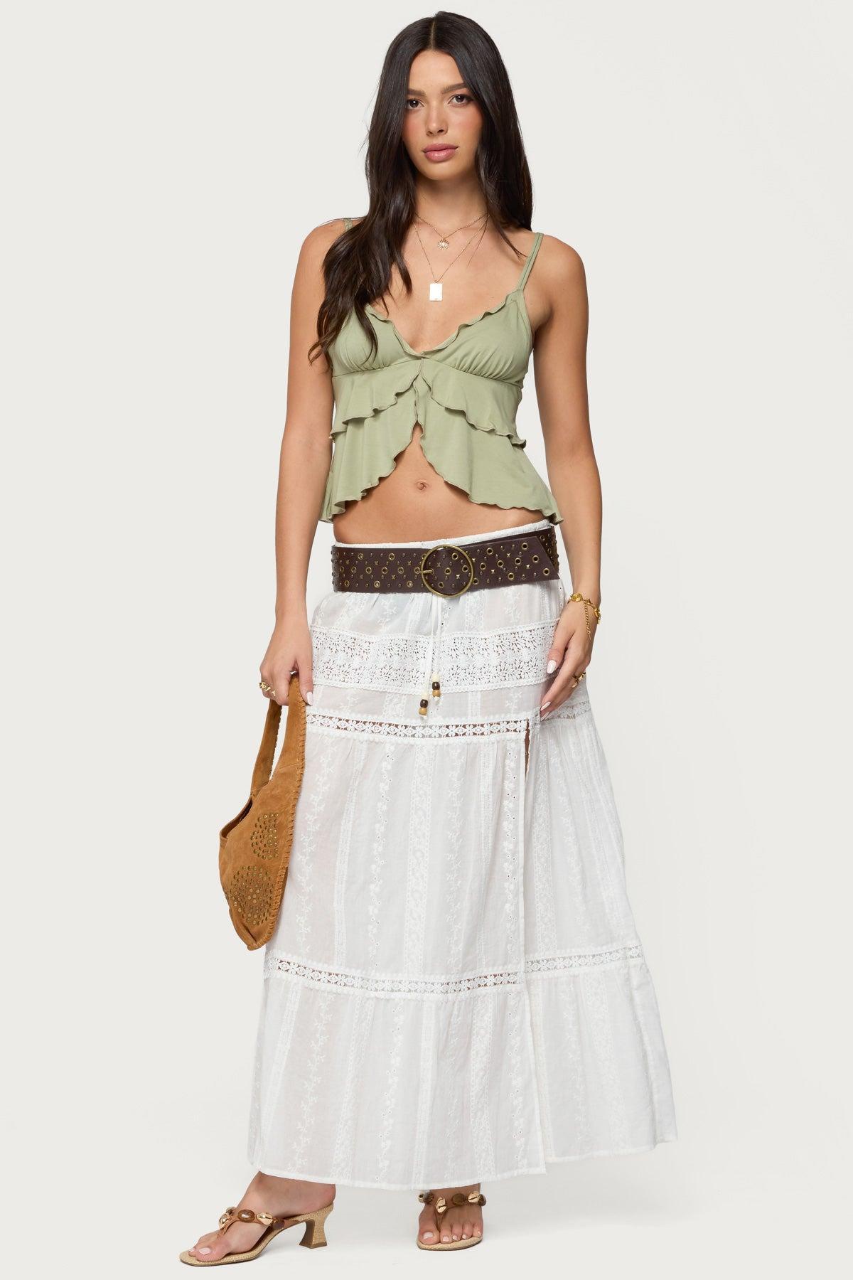 Kailan Ruffled Babydoll Top Product Image