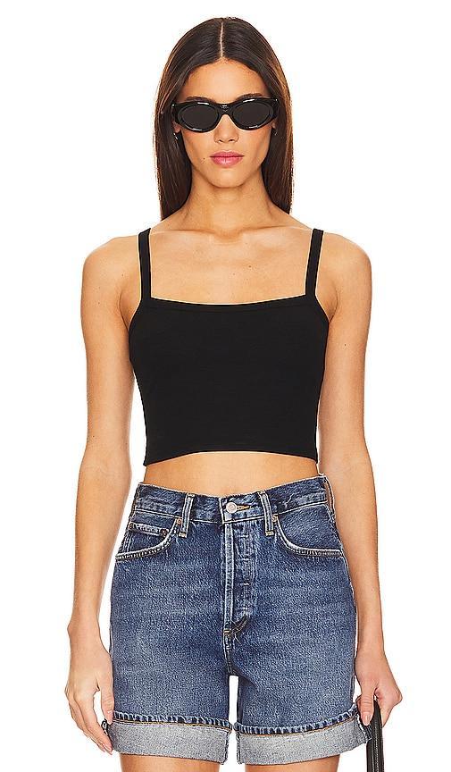 Lovers and Friends Lainey Tank Top in Black Product Image