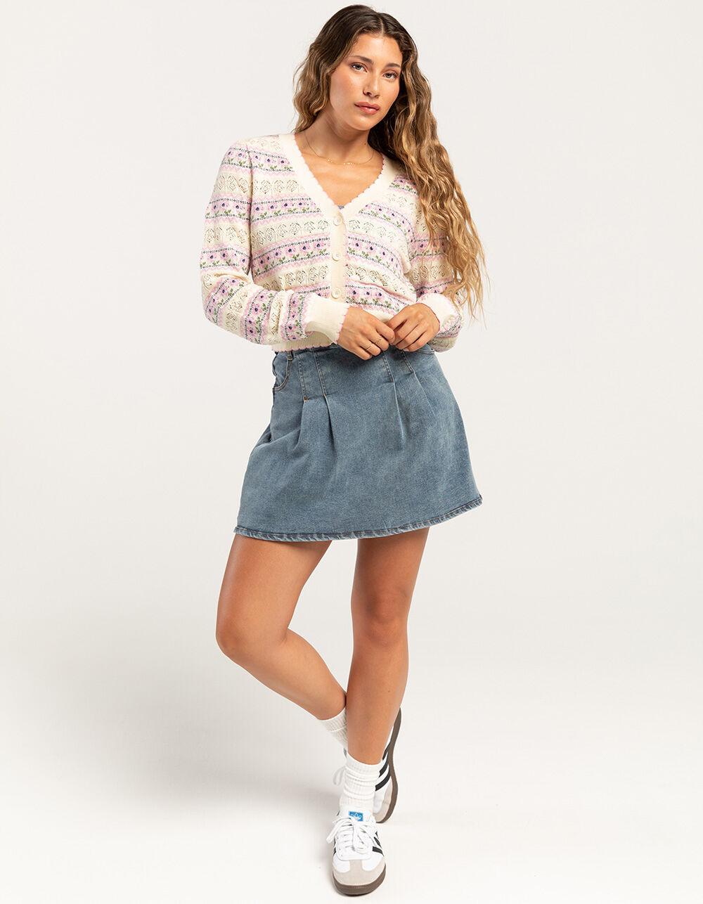 RSQ Womens Printed Floral Cardigan - MULTI Product Image