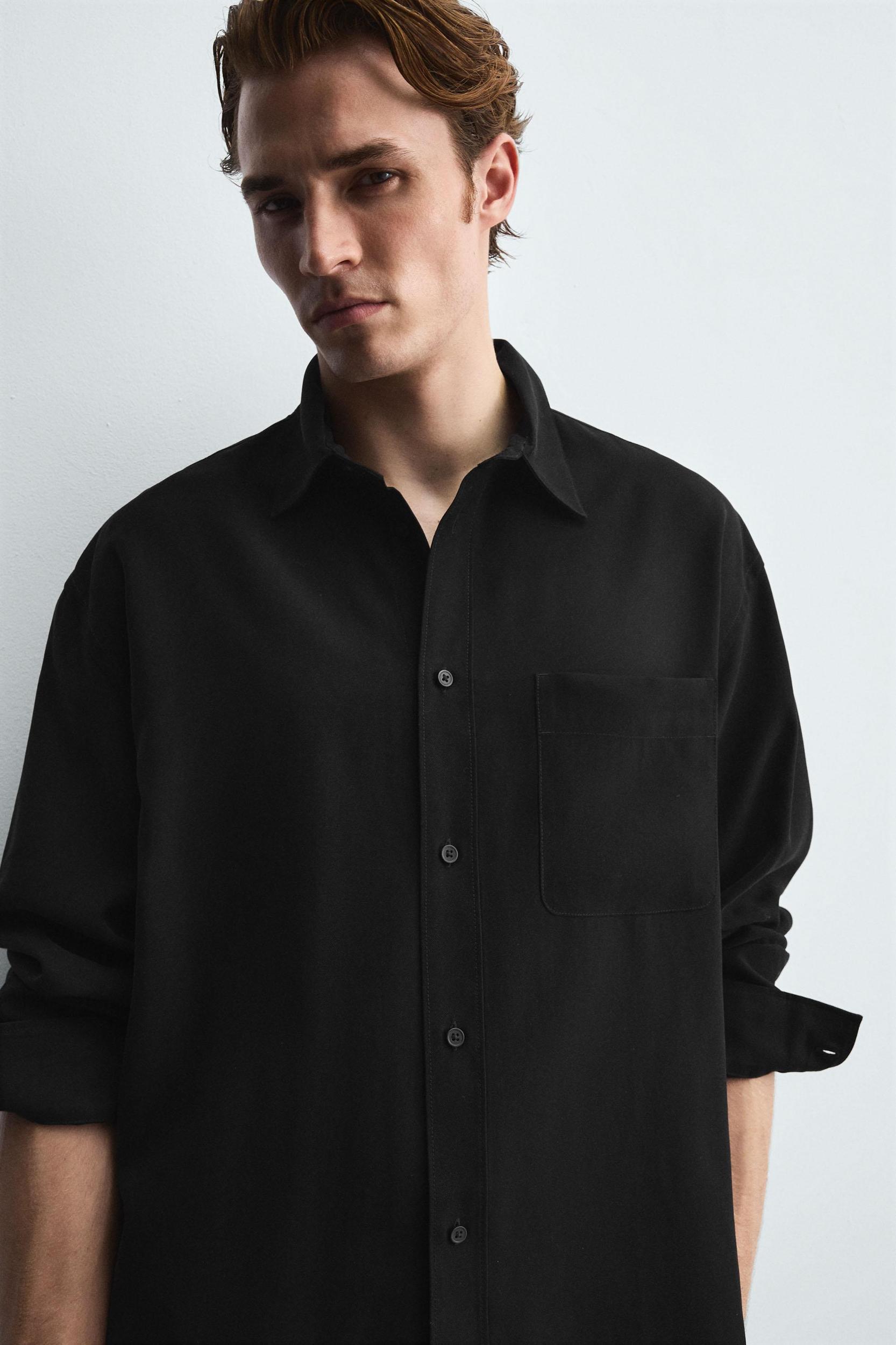 RELAXED FIT FLOWY SHIRT Product Image