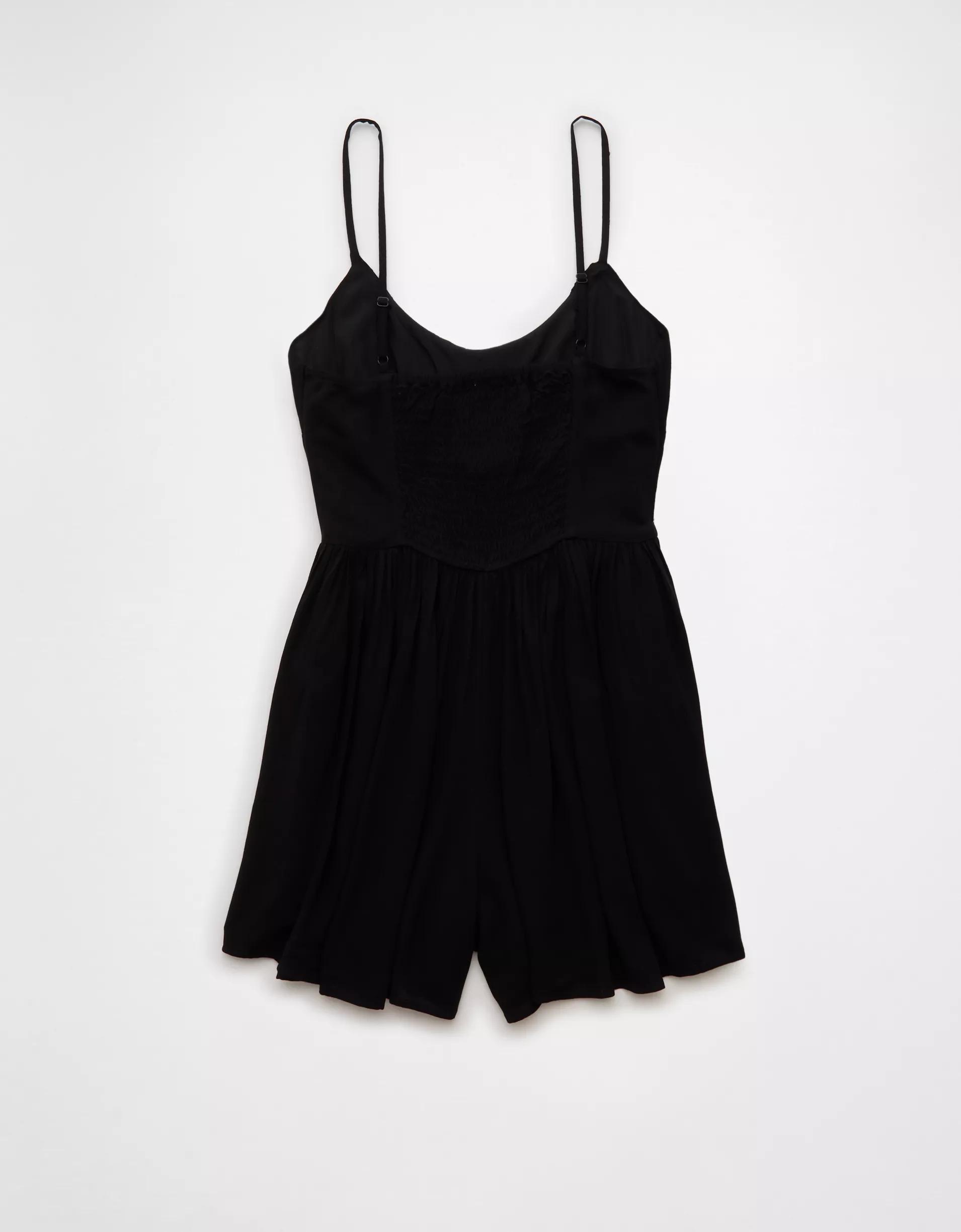 AE Ruched Bodice Corset Romper Product Image