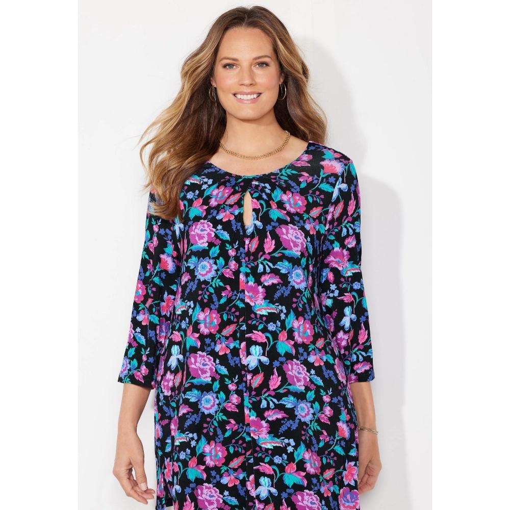 Woman Within Women's Plus Size 7-Day Layered 2-In-1 Tunic Product Image