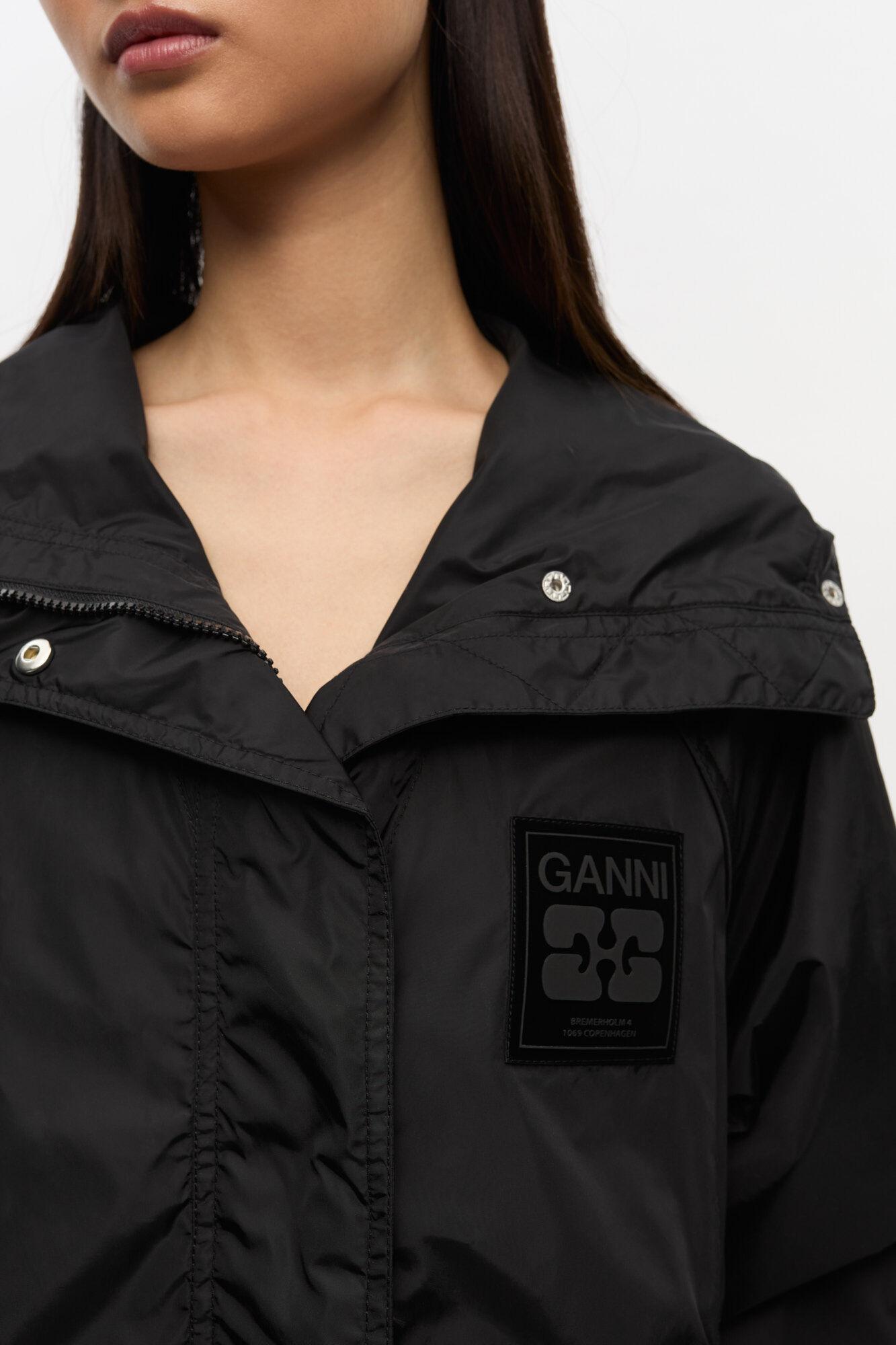 Black Nylon Jacket Product Image