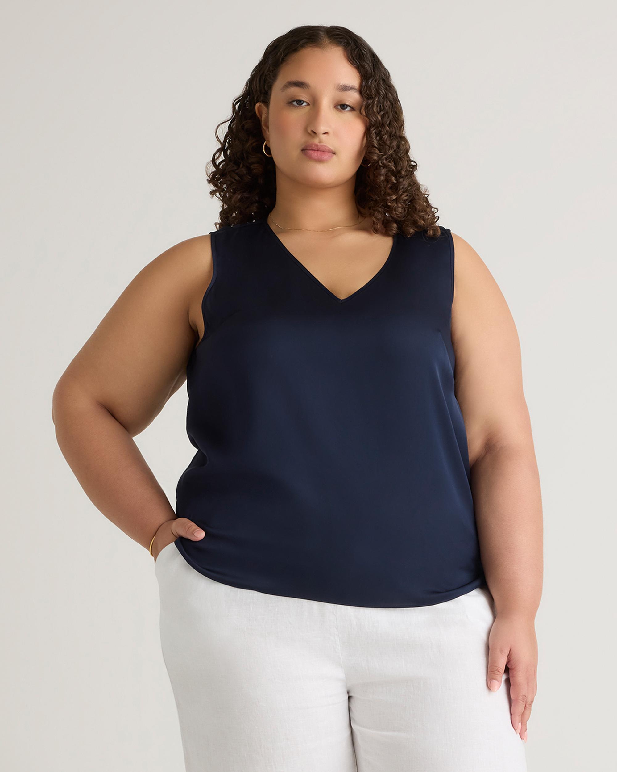 Quince | Women's Washable Stretch Silk Tank Top Product Image