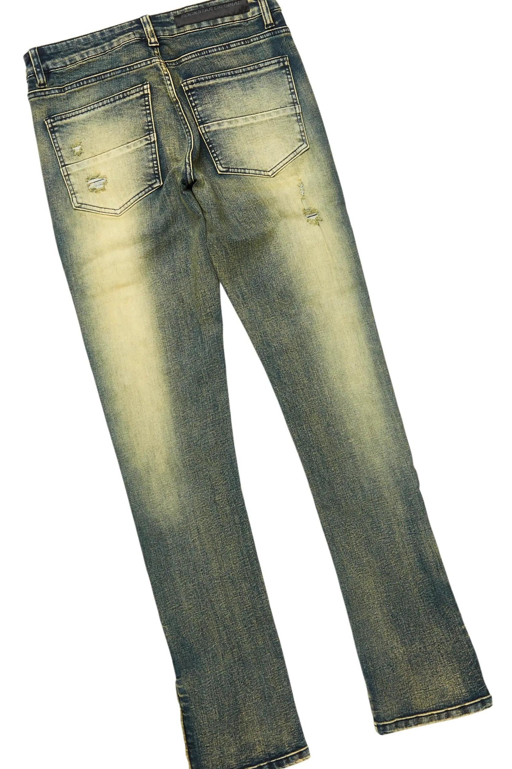 Barrett Sand/Tint Hoodie/Stacked Flare Jean Bundle Male Product Image