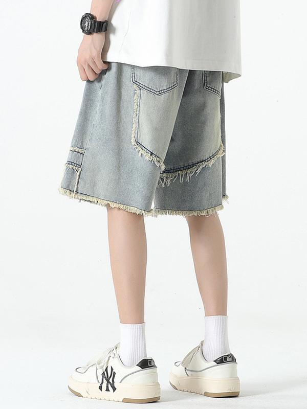 Men's Raw Trim Splice Shorts Product Image