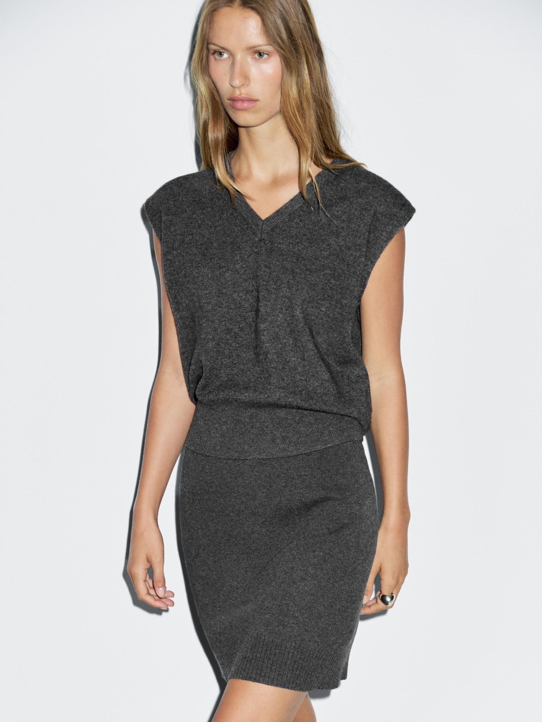 Wool blend mini skirt Product Image