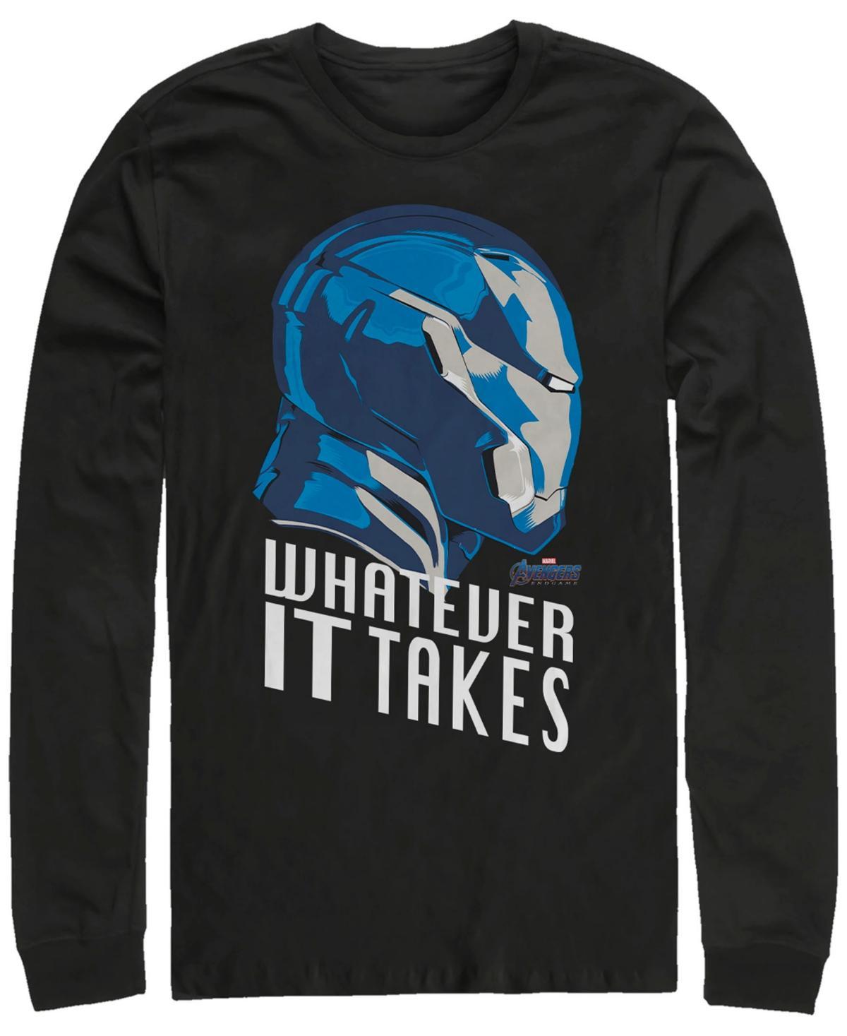 Mens Marvel Avengers Endgame Iron Man Whatever It Takes Long Sleeve Graphic Tee Product Image