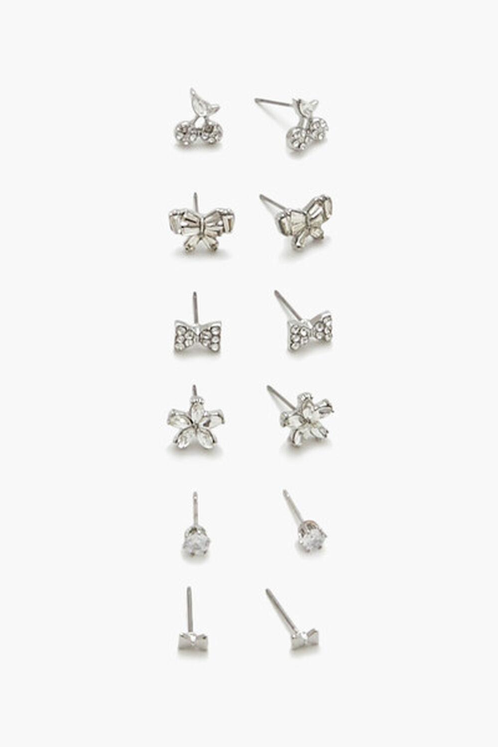 Rhinestone Stud Earring Set | Forever 21 Product Image