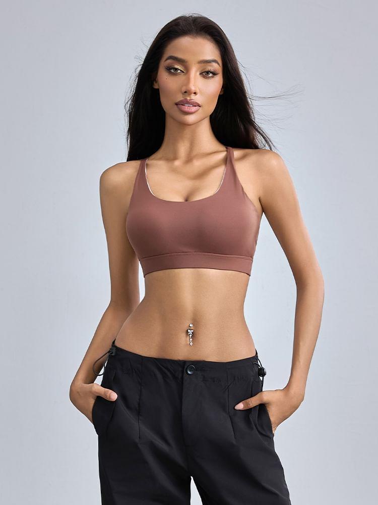 Plain Sports Bra Product Image