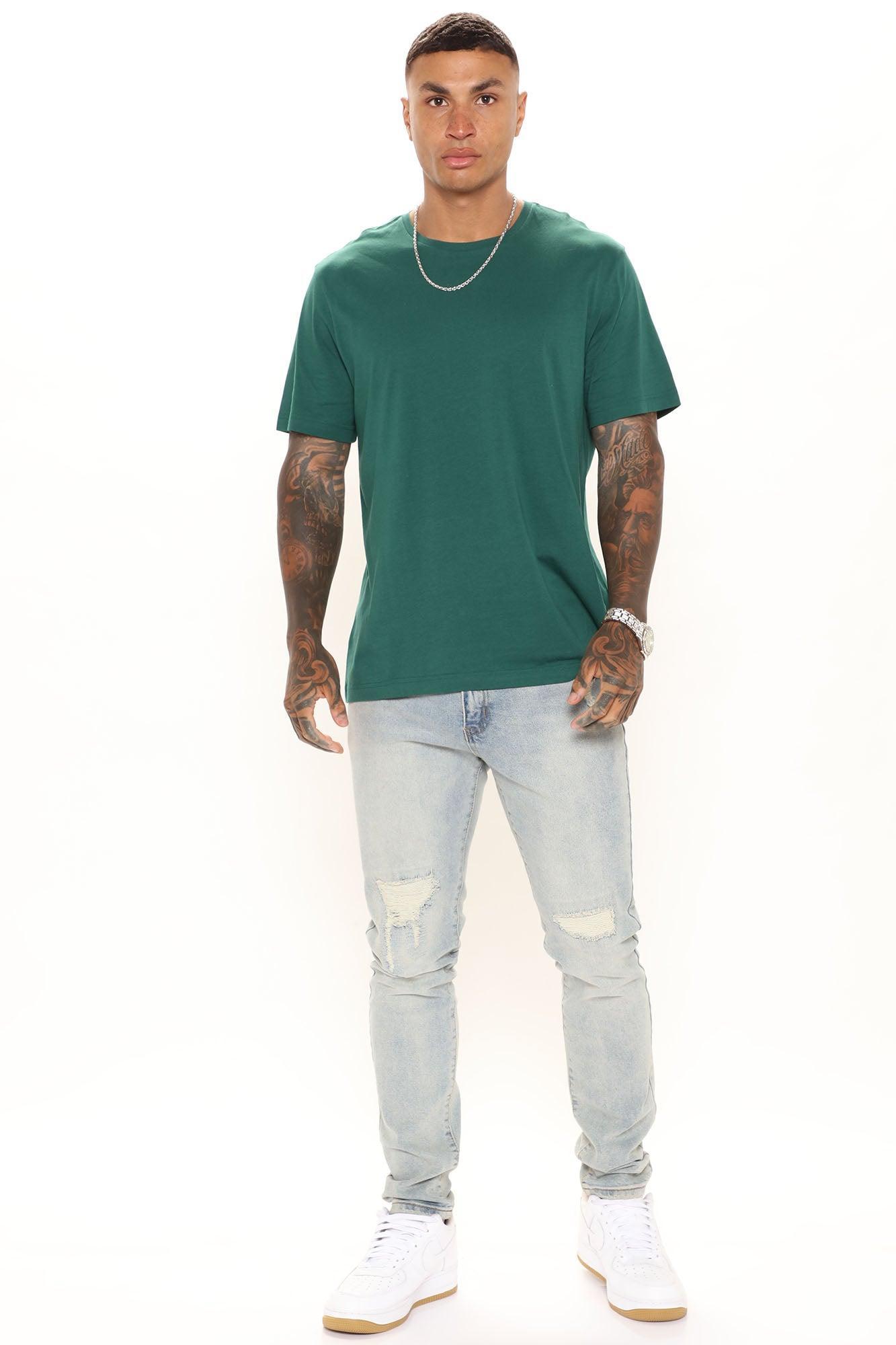 Essential Short Sleeve Crew Tee - Hunter Product Image