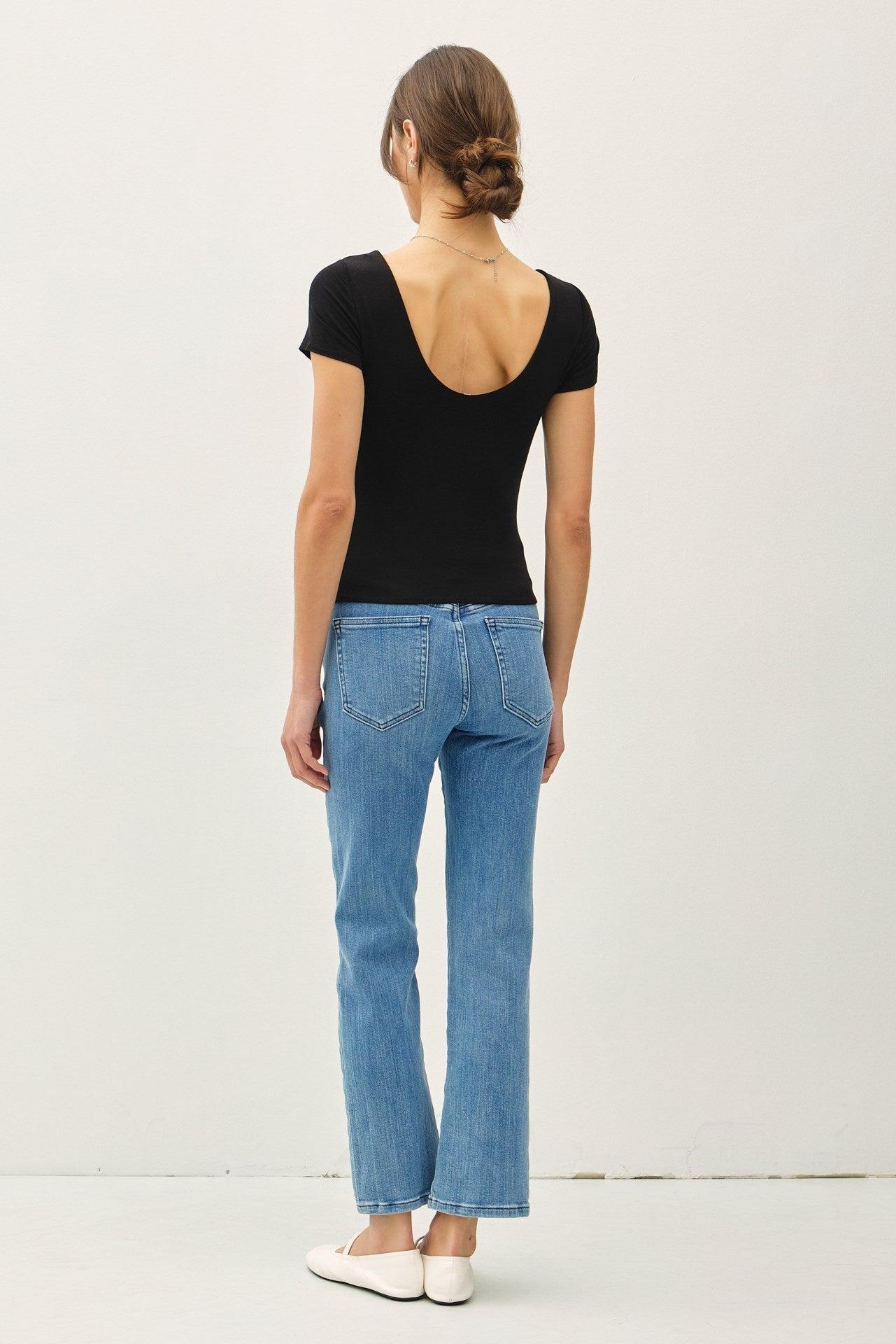 UB BASICS: EASY DOES IT SCOOP NECK TOP Product Image