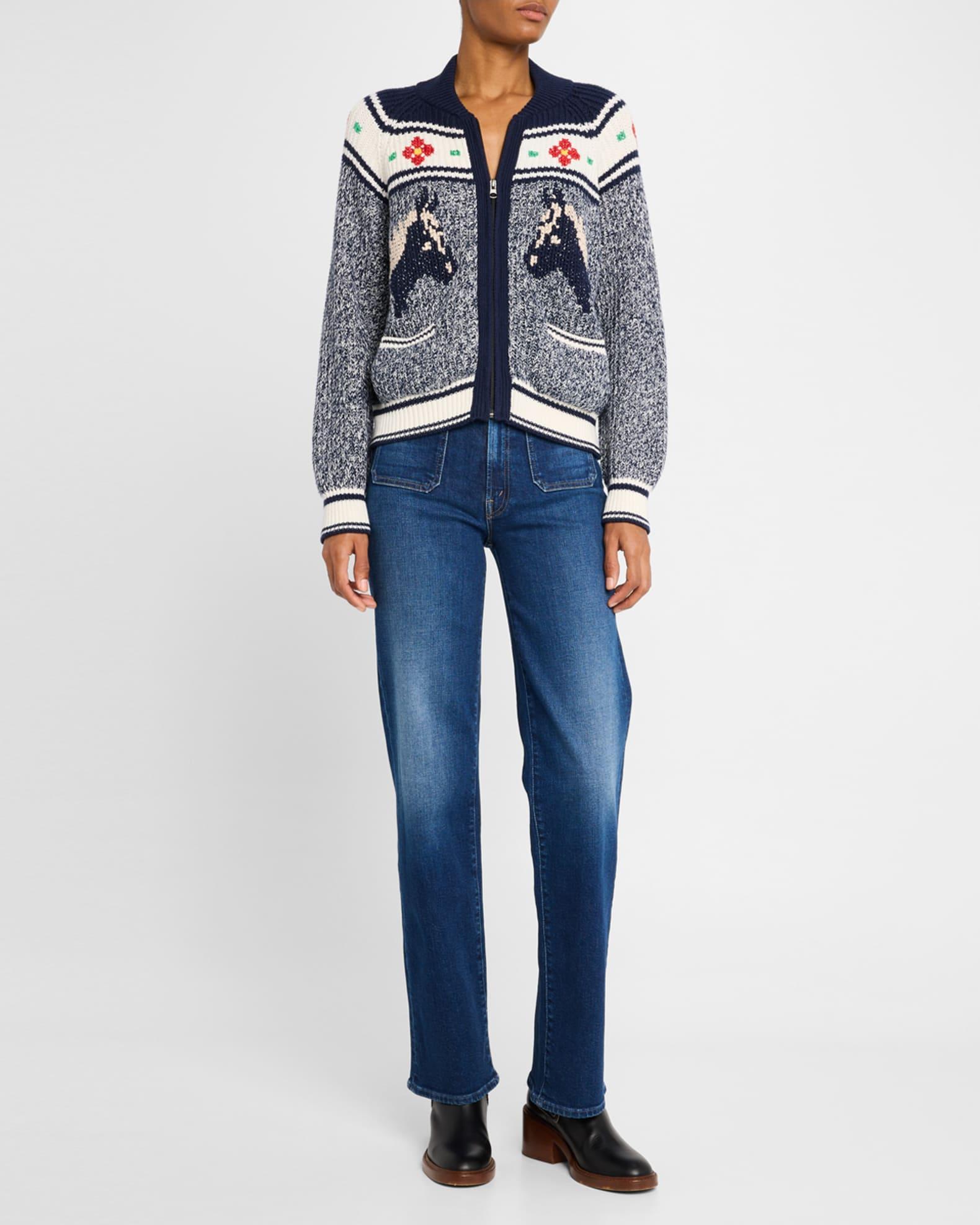 The Patch Pocket Rambler Zip Sneak Jeans Product Image