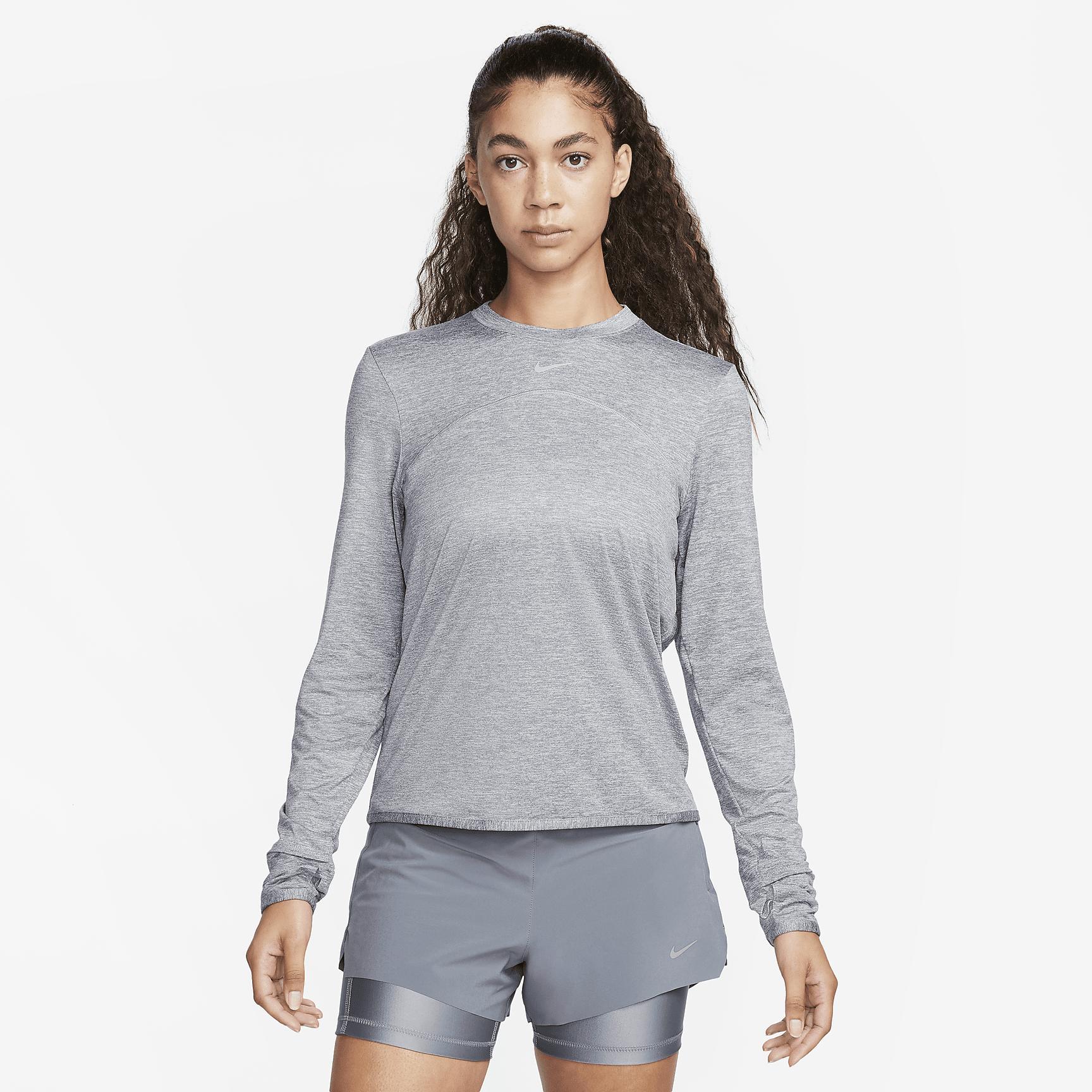 Nike Womens Dri-FIT Swift Element UV Crew-Neck Running Top | FB4297-084 Product Image