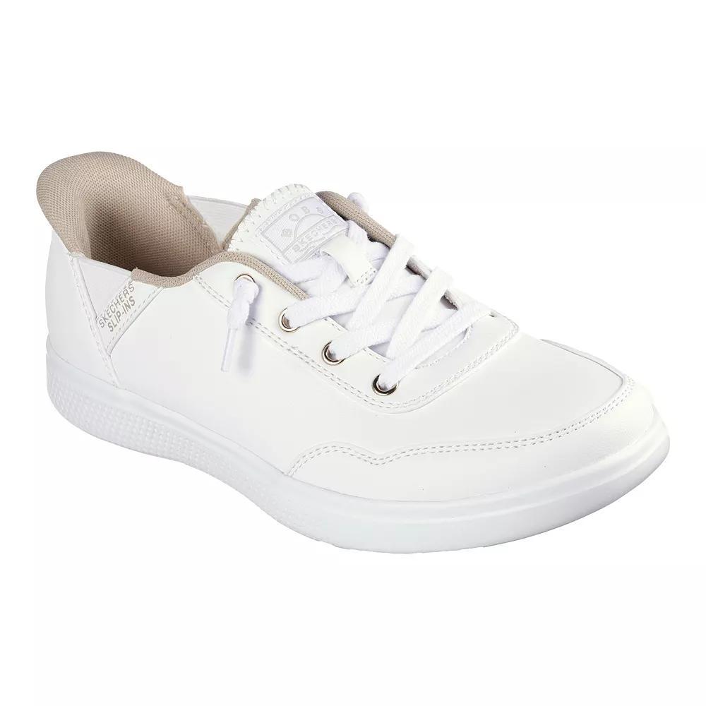 BOBS by Skechers Hands Free Slip-ins® Skipper Keep It Classic Women's Shoes, Size: 9.5 Wide, White Product Image