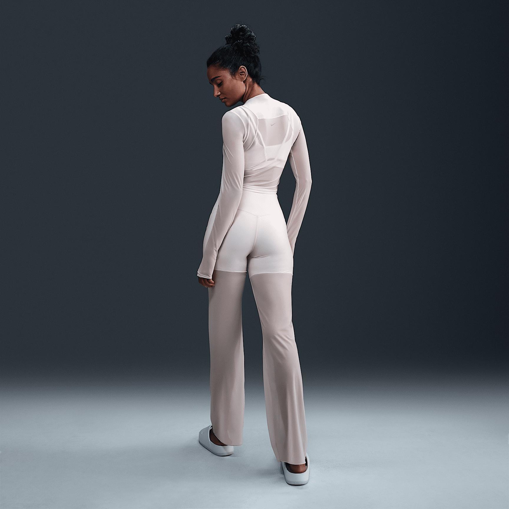 Nike Women's Zenvy Sheer Gentle-Support High-Waisted Full-Length Pants Product Image