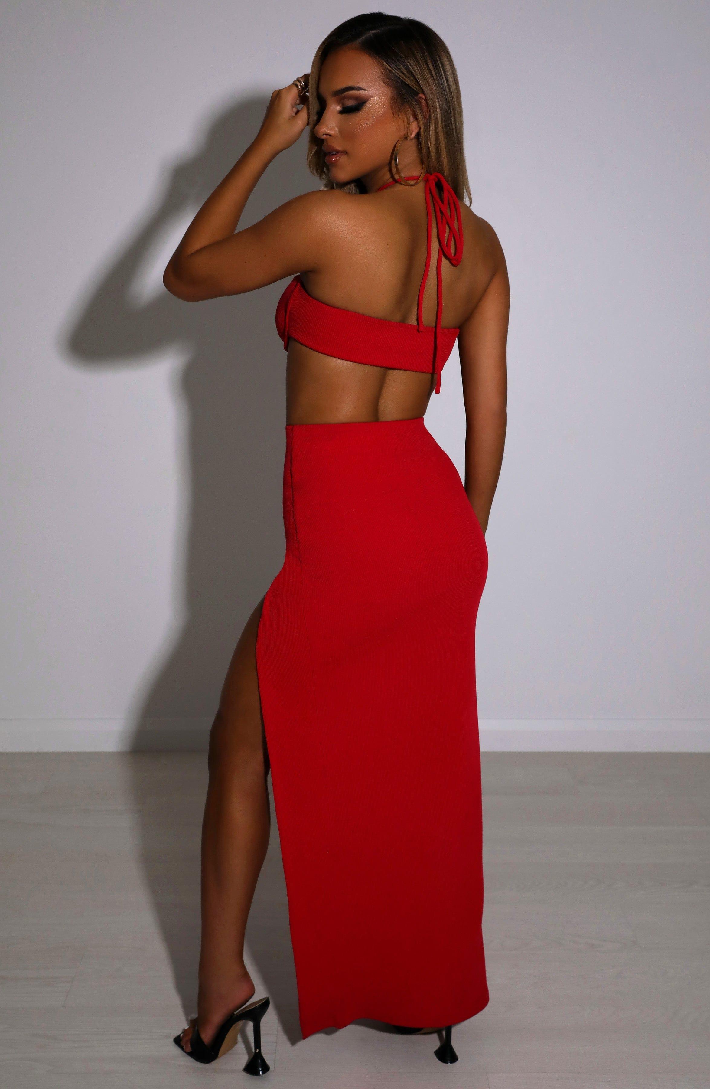 Mariana Maxi Skirt - Red Product Image