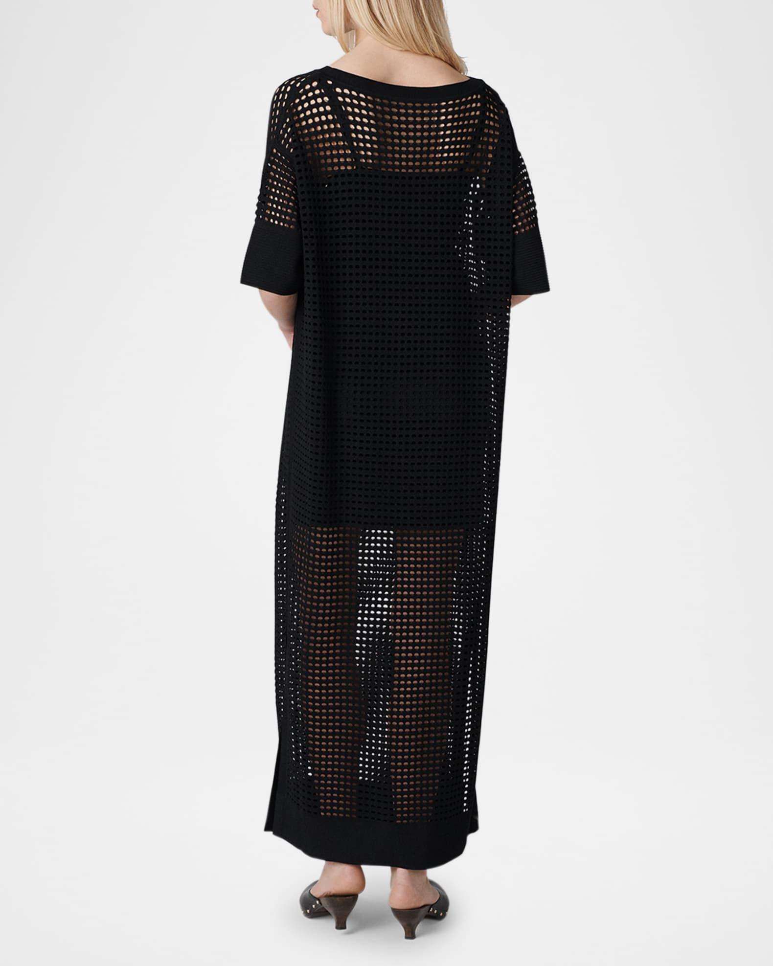 Tallullah Mesh Knit Maxi Caftan Product Image