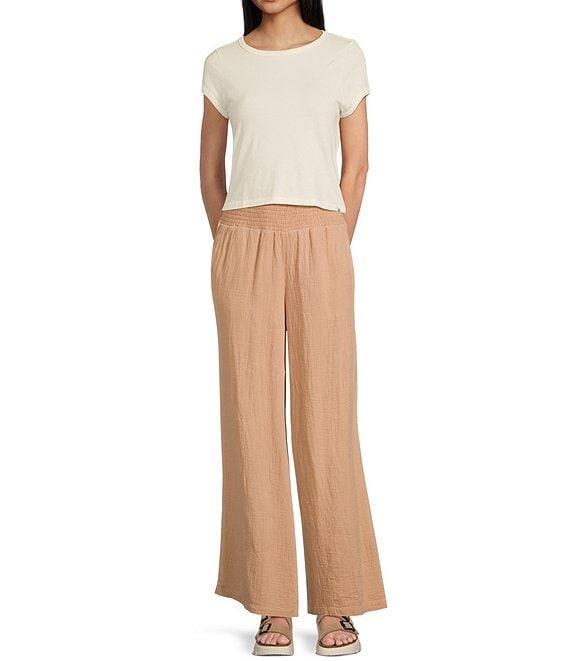 Billabong New Waves High Rise Relaxed Gauze Pants Product Image