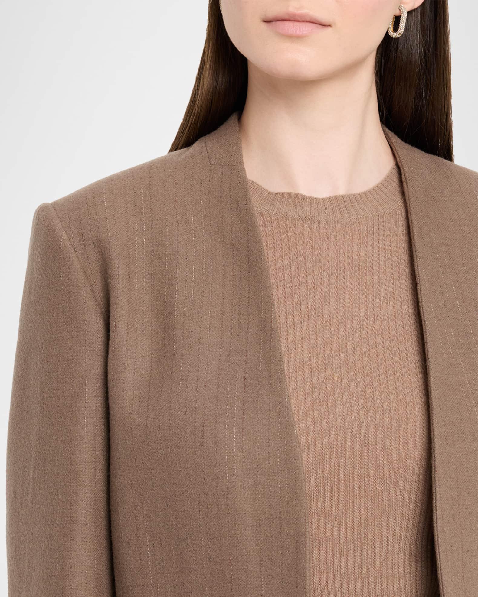 Cropped Pinstripe Jacket Product Image