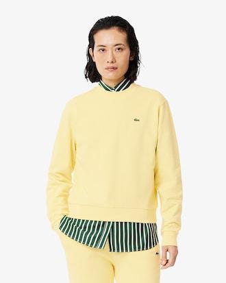 Relaxed Fit Fleece Crew Neck Sweatshirt Product Image