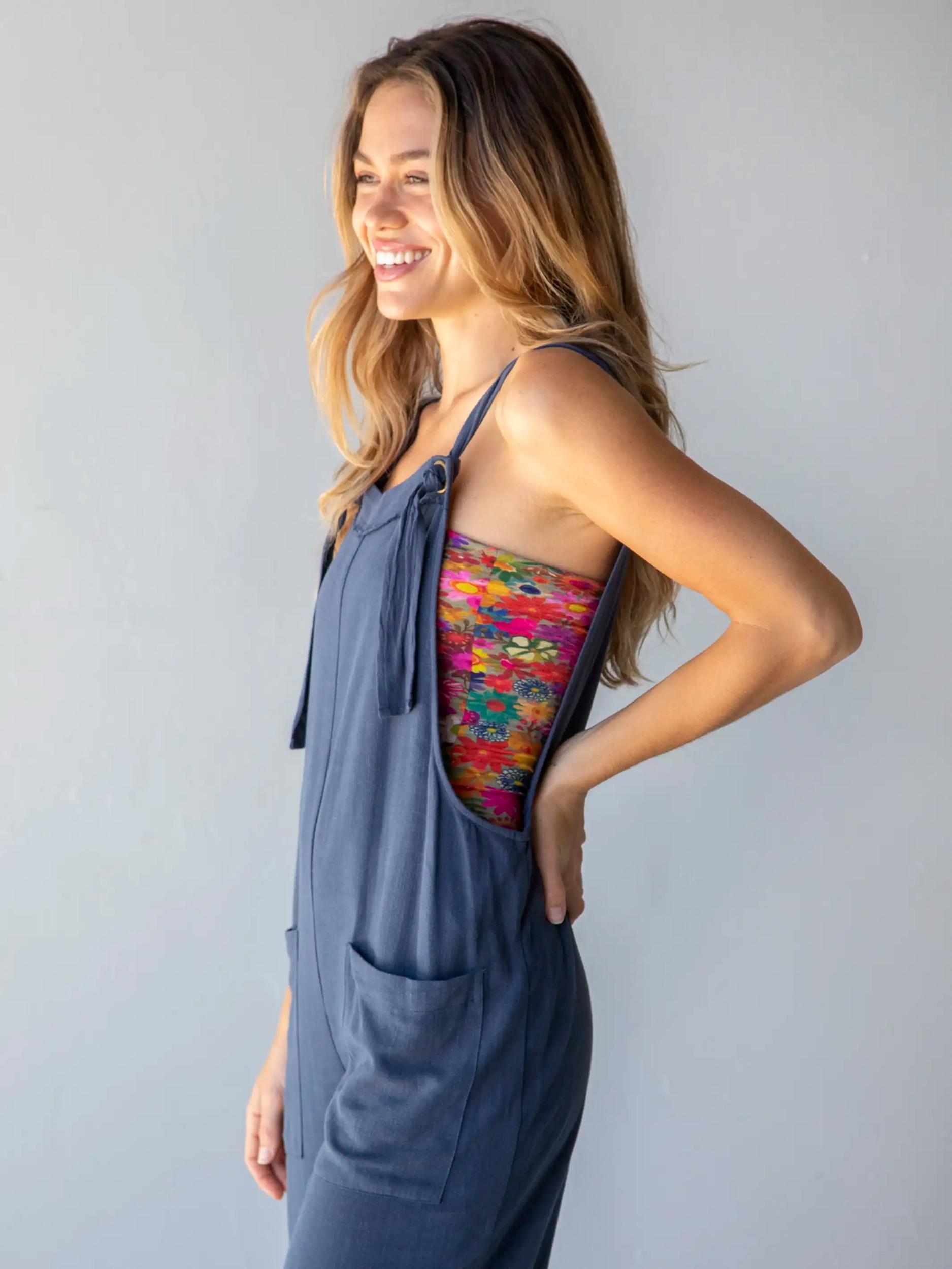 Carly Jumpsuit - Navy Product Image