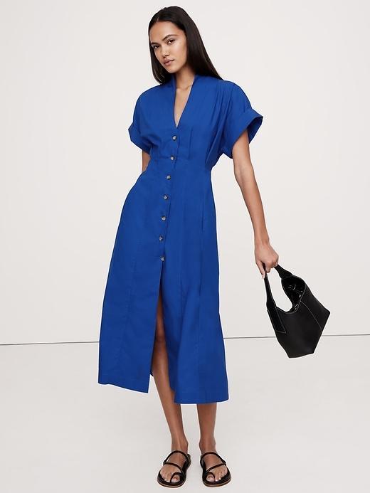 Poplin Shirt Dress Product Image