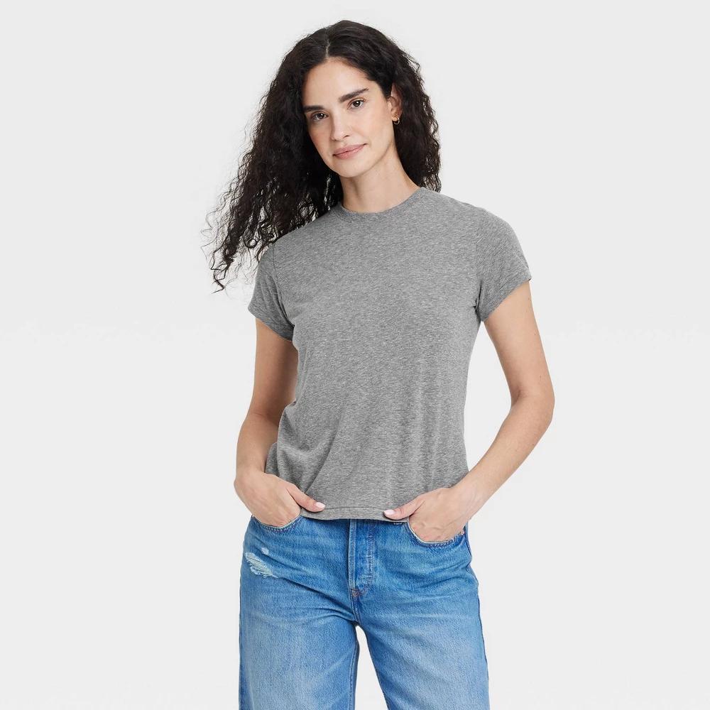 Womens Short Sleeve T-Shirt - Universal Thread Light Heather Product Image