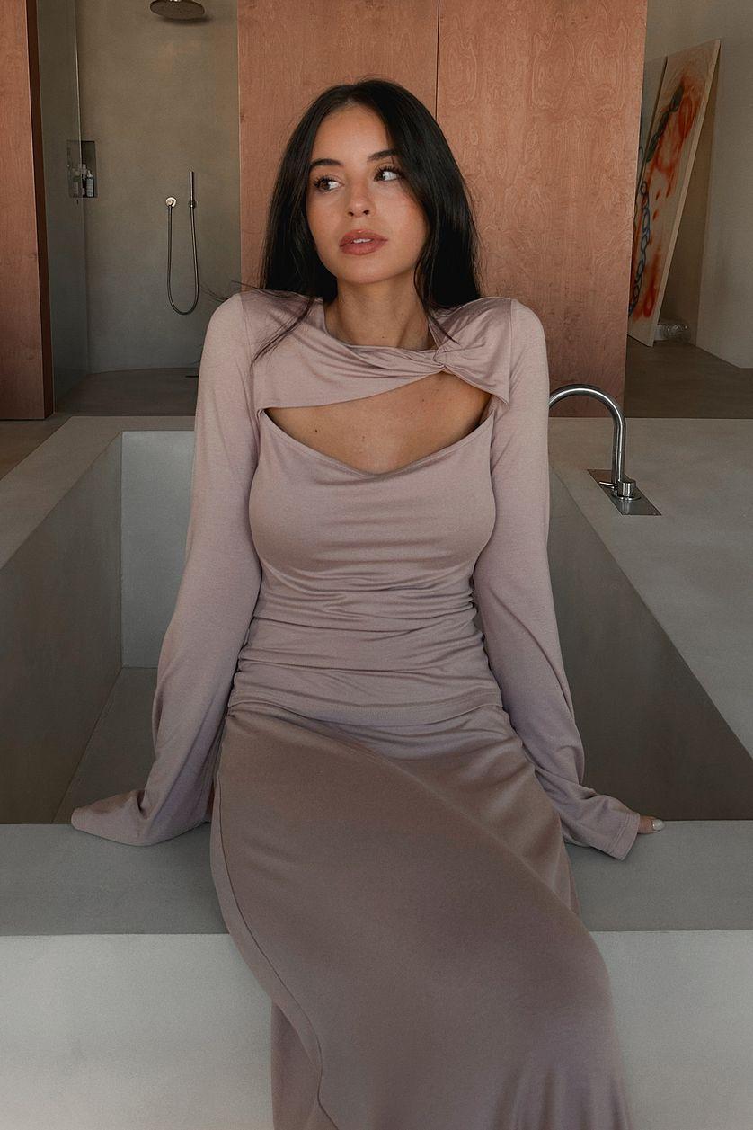 Soft Line Twist Top Product Image