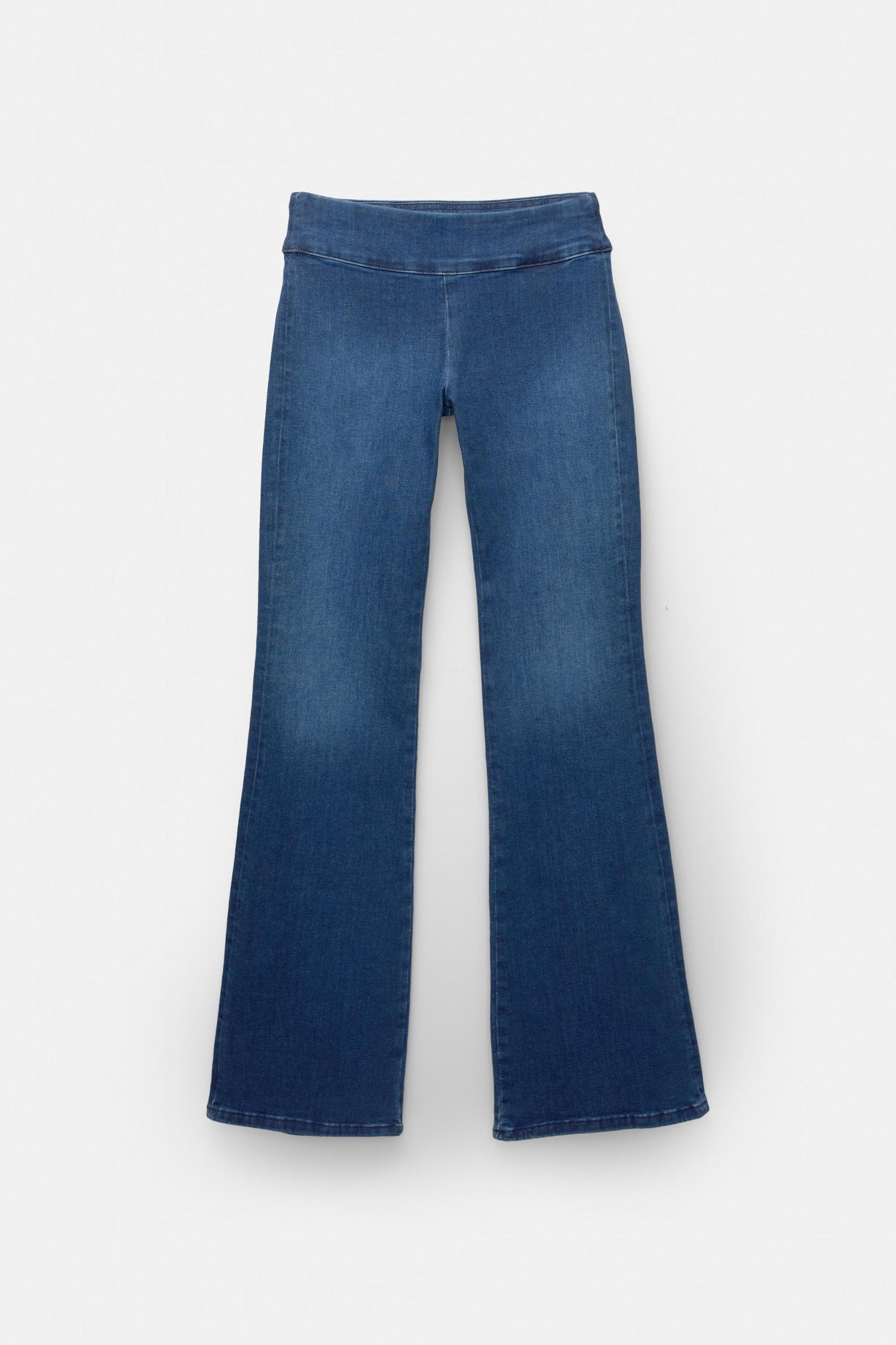 Low-rise bell bottom jeans Product Image