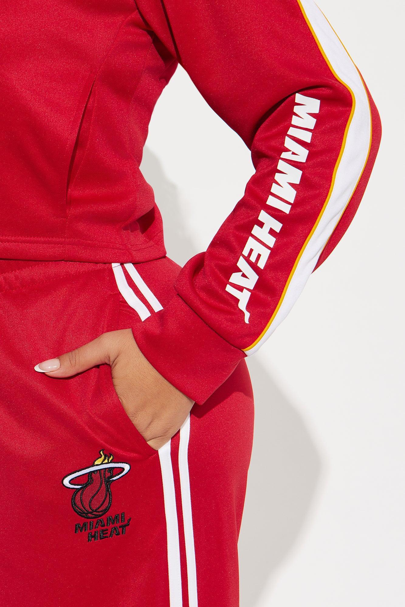 Miami Heat Halftime Track Jacket - Red Product Image