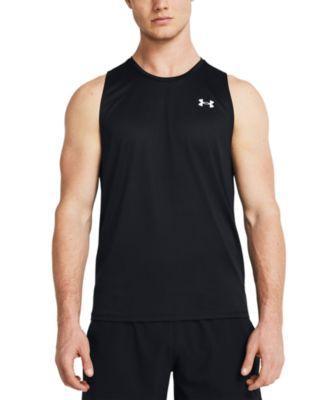 Under Armour Mens Ua Tech Performance Tank - Castlerock Gry/ Product Image