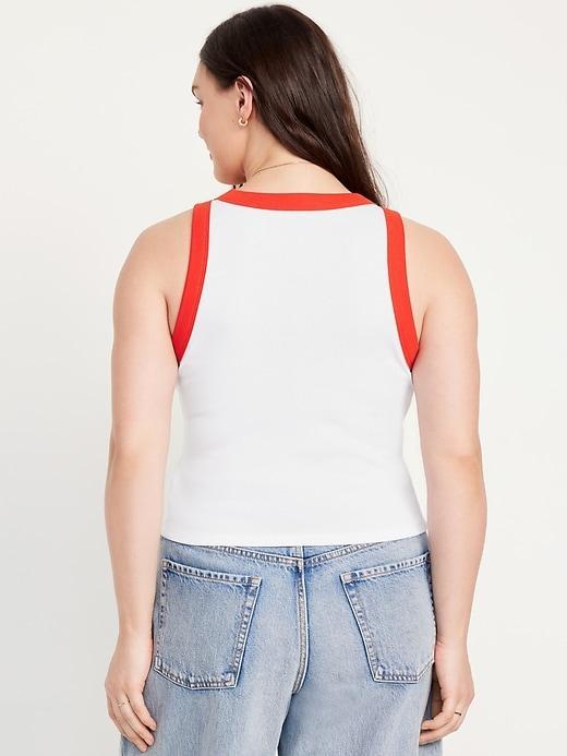 Graphic Crop Tank Top Product Image