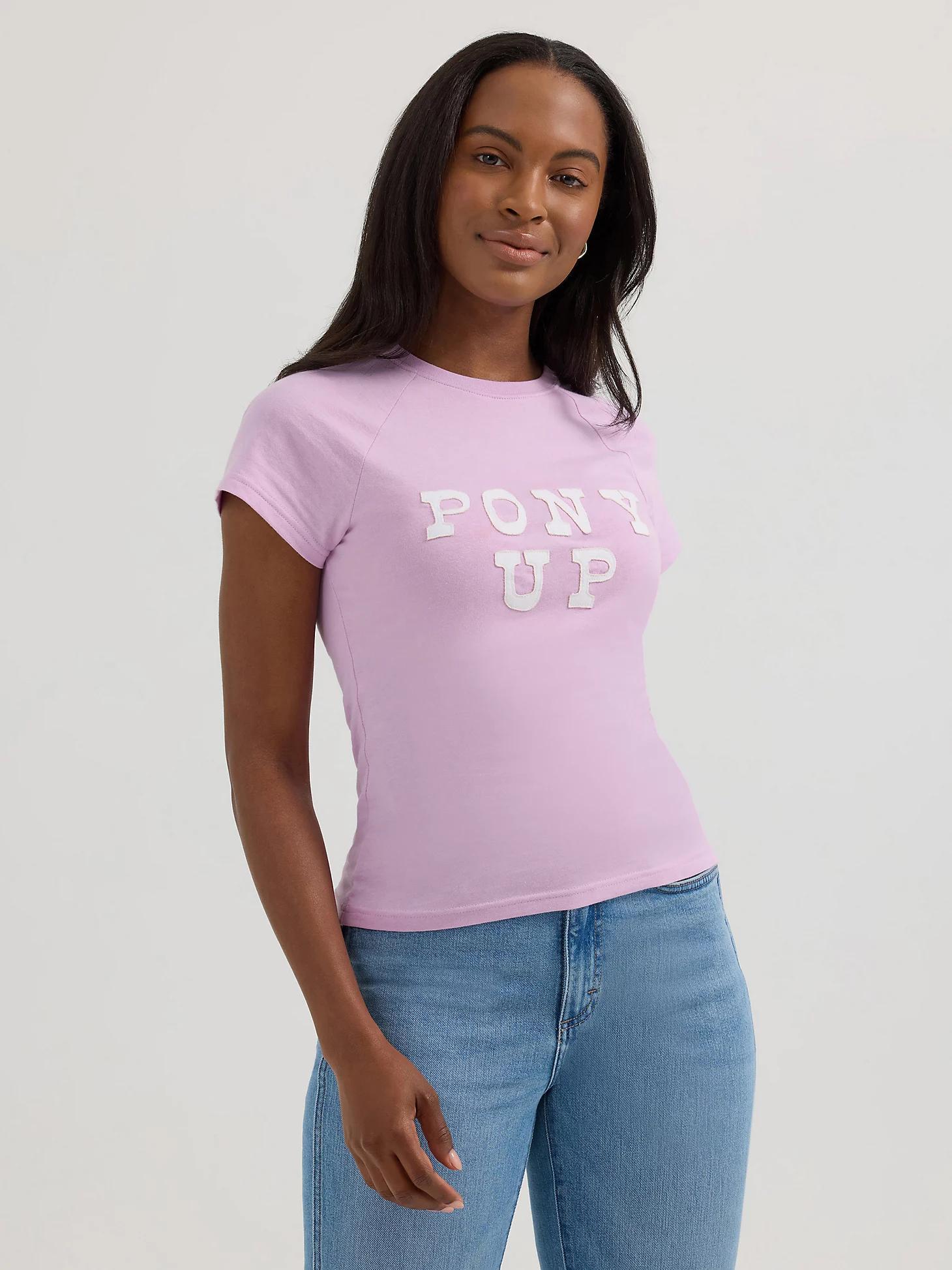 Women's Wrangler Shrunken Western Raglan Tee | Women's TOPS | Wrangler® Product Image