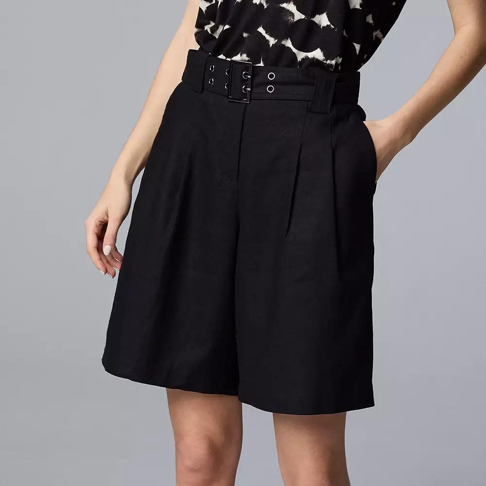 Womens Simply Vera Vera Wang Bermuda Shorts Product Image