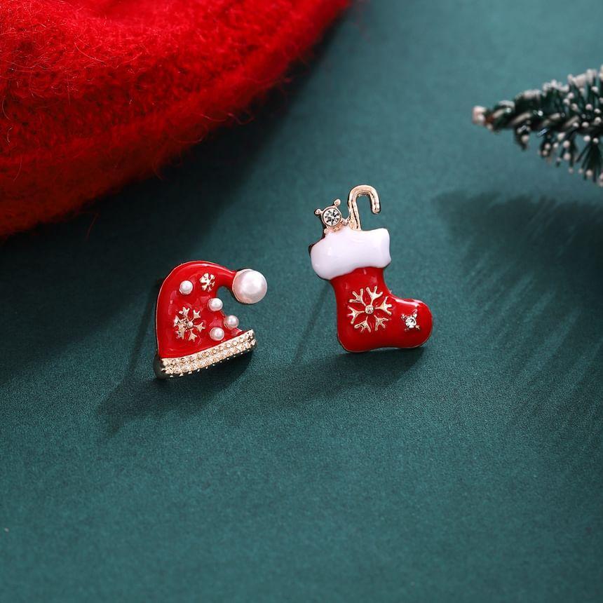 Christmas Alloy Stud Earring (Various Designs) Product Image