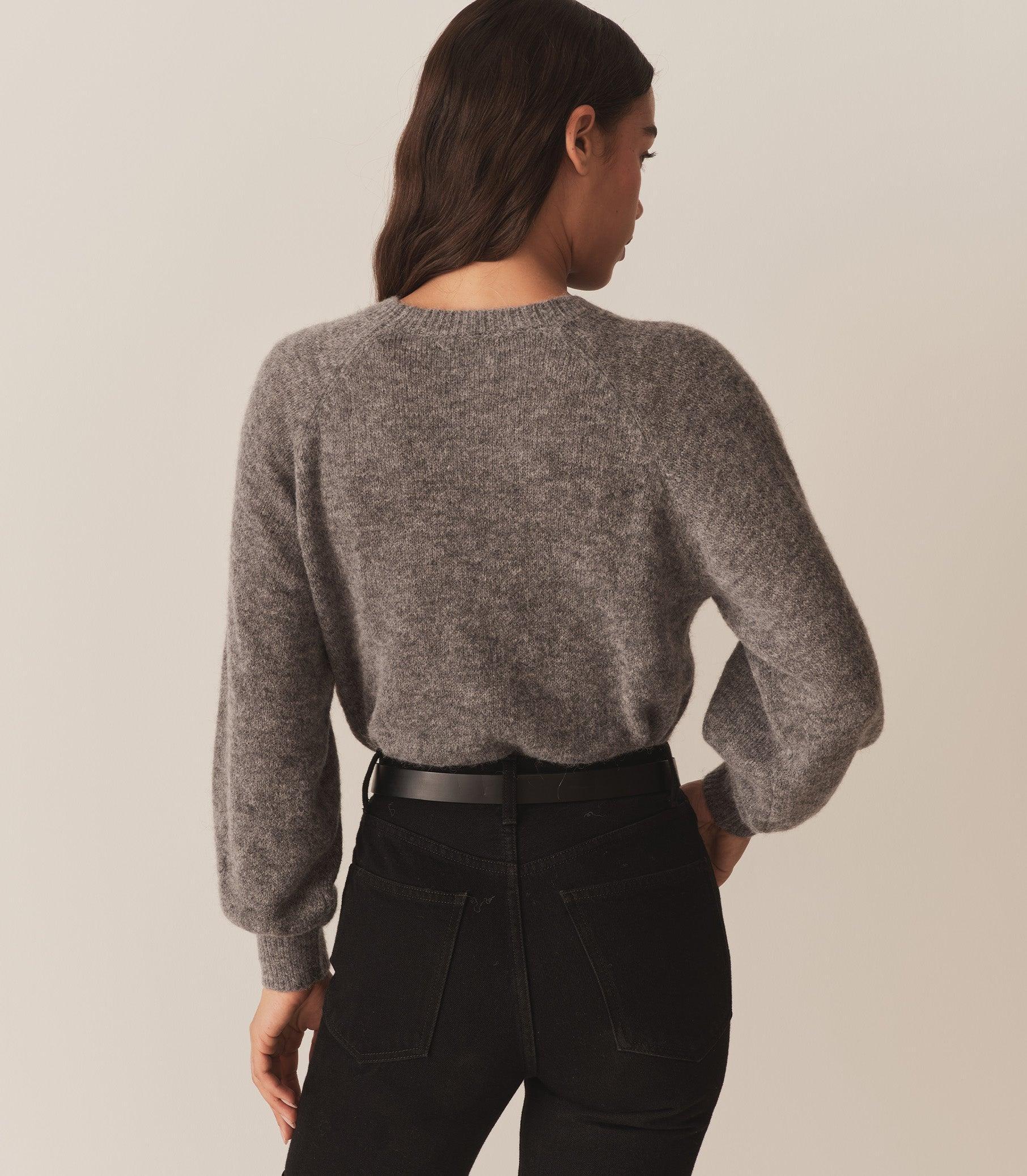 MARSENA SWEATER -- DARK HEATHER GREY Product Image