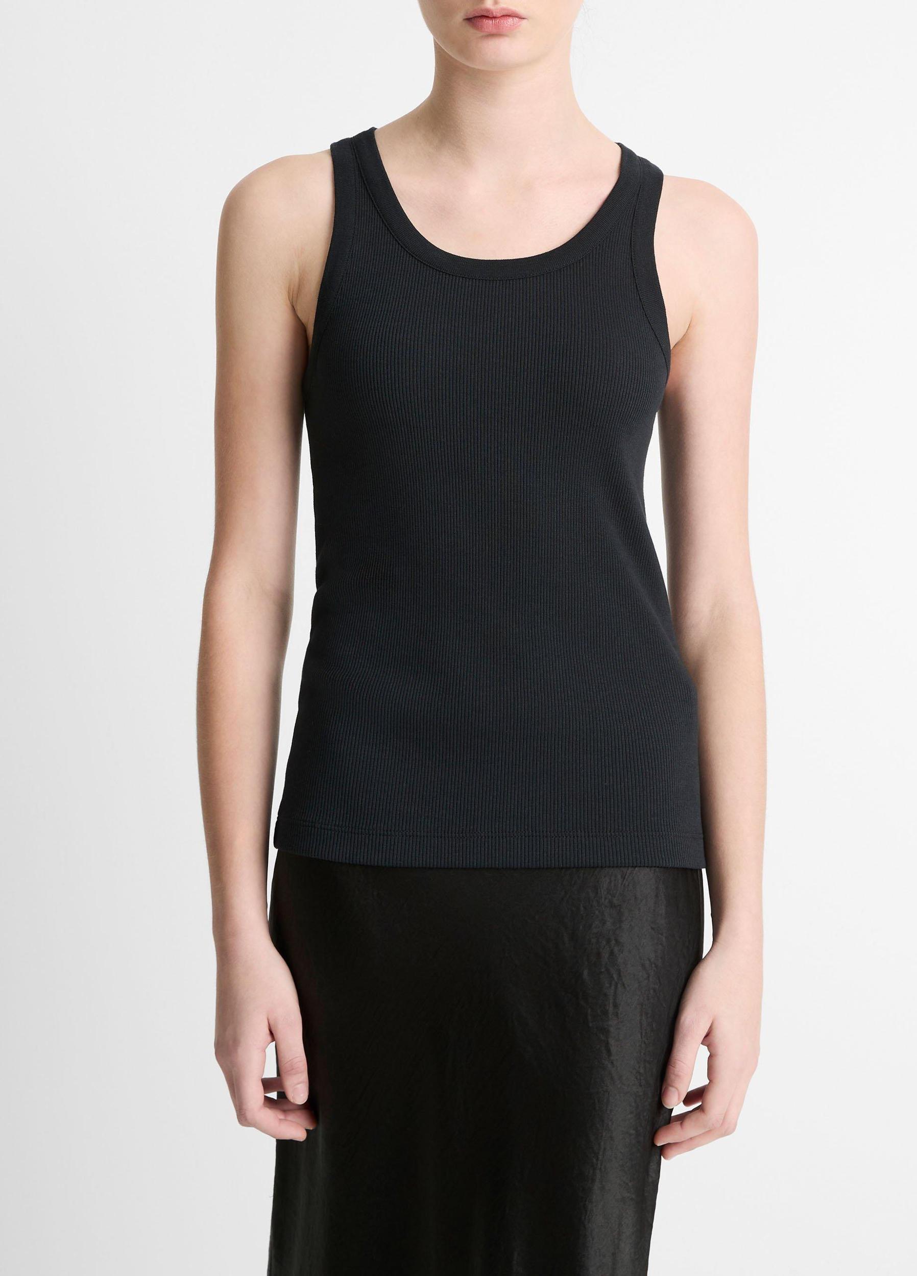 Ribbed Scoop-Neck Tank Product Image