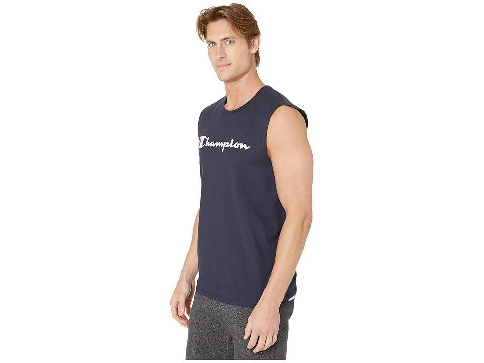 Mens Champion Logo Graphic Muscle Tee Product Image