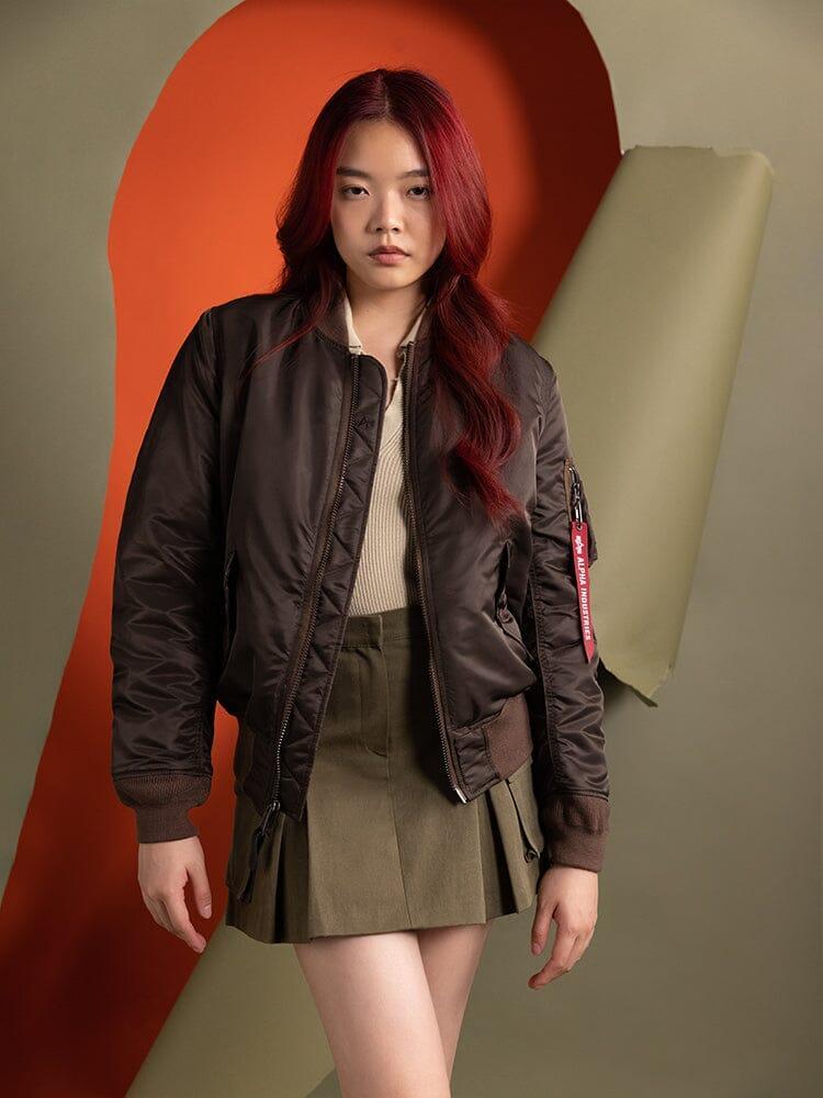 MA-1 BOMBER JACKET WOMENS - SAGE / XL Product Image