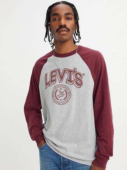 Long Sleeve Graphic Raglan T-Shirt Product Image