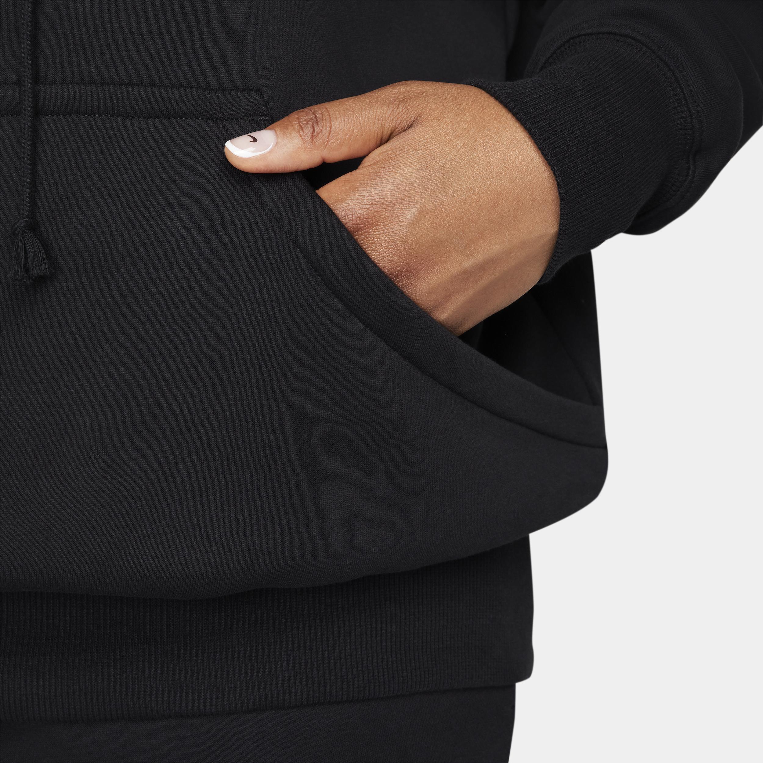 Nike Phoenix Fleece hoodie in black Product Image