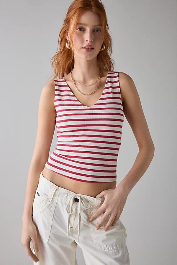 BDG Vee Neck Tank Top Womens at Urban Outfitters Product Image