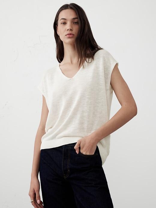 Lightweight V-Neck Sweater Product Image