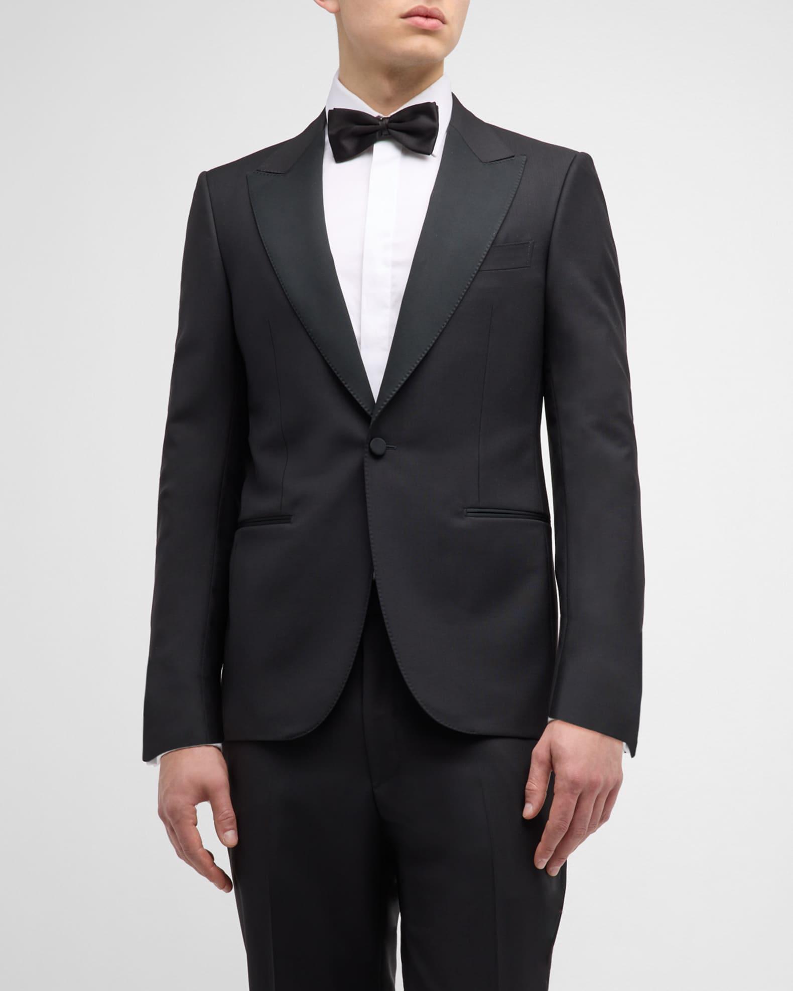 Men's Wool-Mohair Solid Tuxedo Product Image